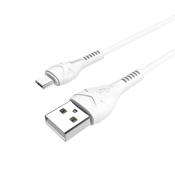 USB cable Hoco X37 Cool Power microUSB 1.0m white - Image 2
