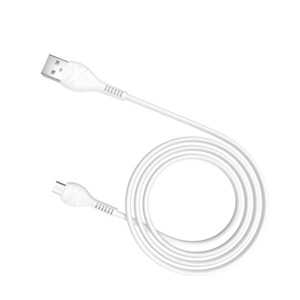 USB cable Hoco X37 Cool Power microUSB 1.0m white - Image 3