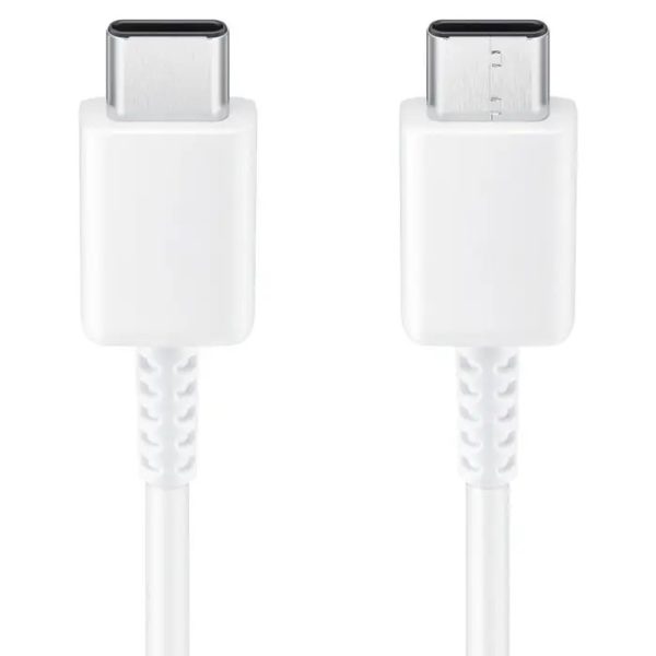 USB кабель Samsung EP-DA705BWEGWW Type-C-Type-C 1.0m белый — изображение 2
