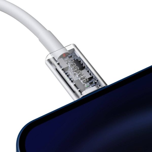 USB cable Baseus Superior from Type-C to Lightning PD 20W 1.0m white CATLYS-A02 - Image 3