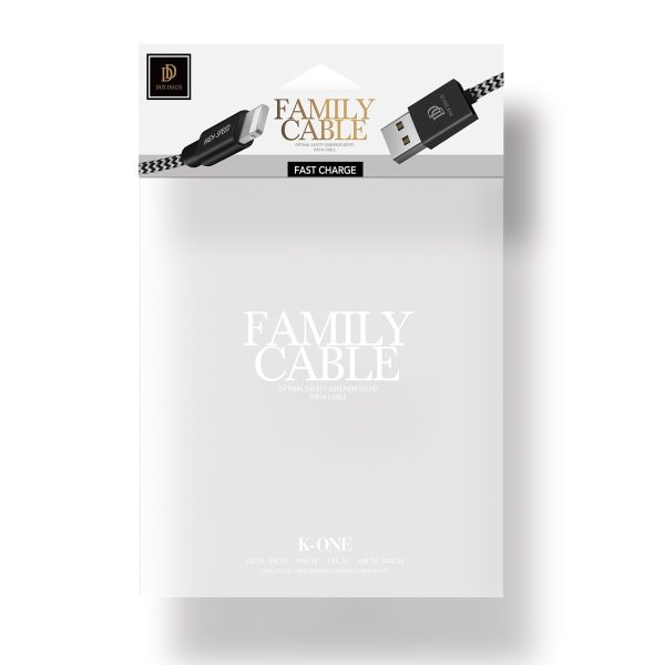 USB кабель Dux Ducis "K-ONE" "Lightning" FastCharging 2.0m — изображение 3