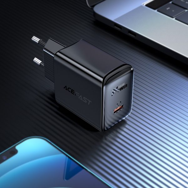 Charger Acefast A21 30W GaN USB-C black - Image 2