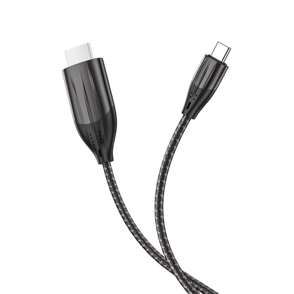 Cable Hoco UA16 Type-C to HDMI 2.0m gray - Image 2