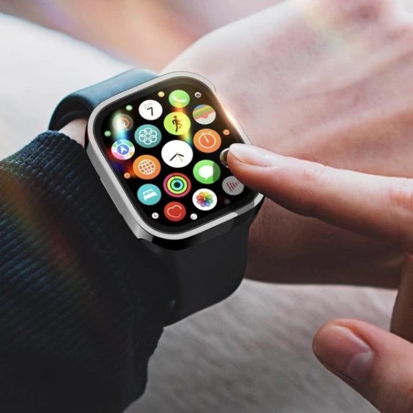 Защитное стекло дисплея/накладка Dux Ducis Hamo Apple Watch 41mm черное — изображение 2