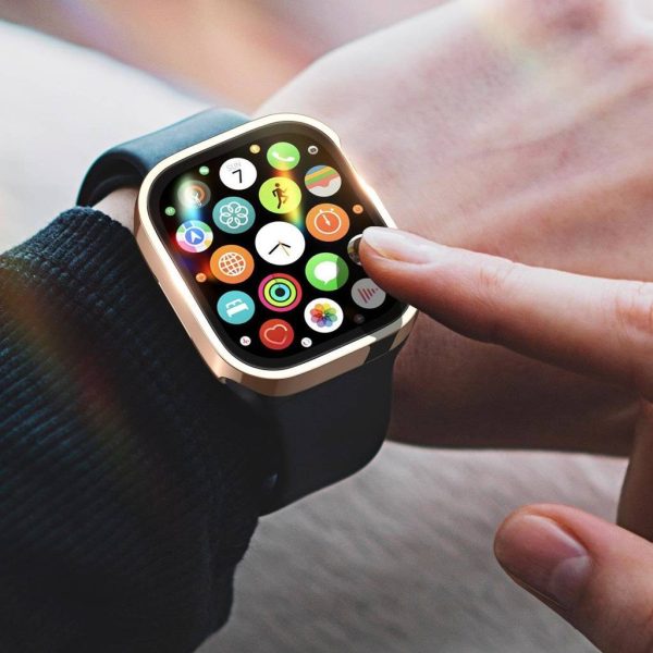 Защитное стекло дисплея/накладка Dux Ducis Hamo Apple Watch 41mm розовое — изображение 2