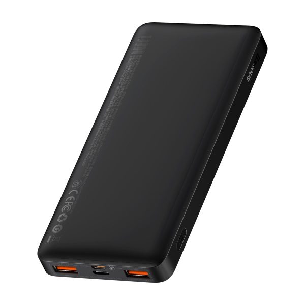 External battery Power Bank Baseus Bipow 20W 10000mAh + MicroUSB 0.25m black PPBD050301 — изображение 2