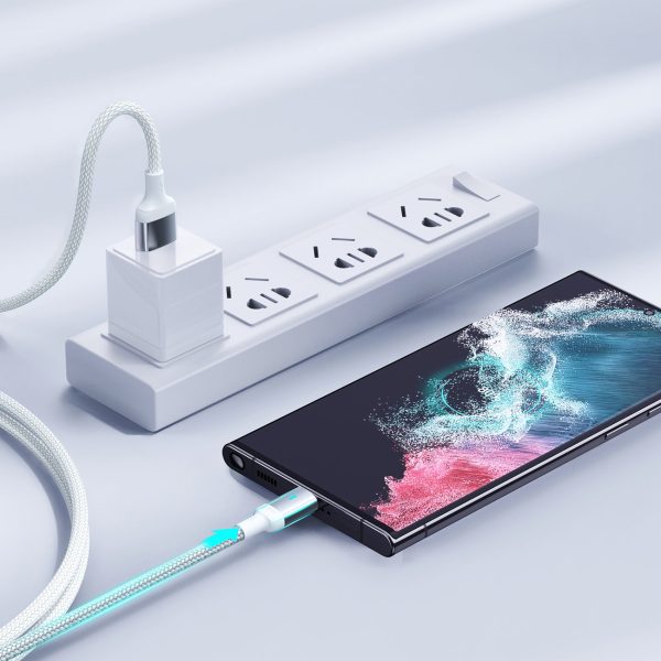 USB cable Joyroom S-UC027A10 USB to Type-C 3A 1.2m white — изображение 2