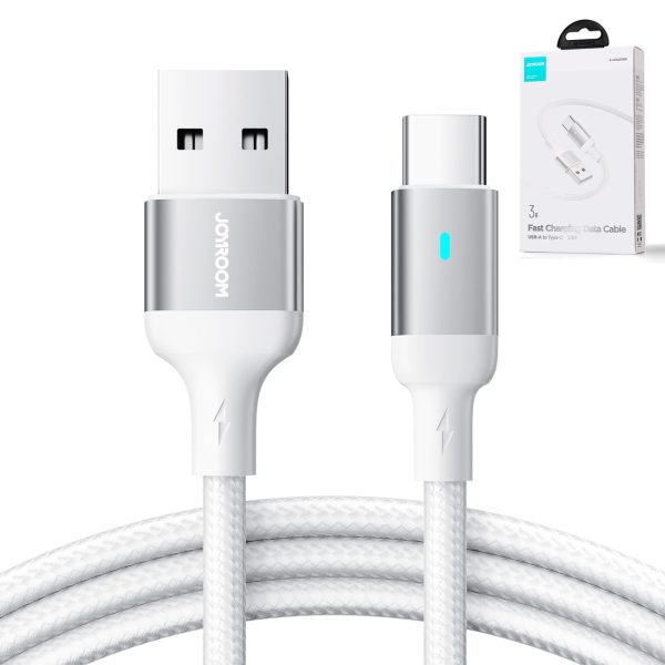 USB cable Joyroom S-UC027A10 USB to Type-C 3A 1.2m white — изображение 3