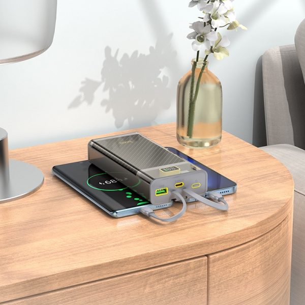 External battery Power Bank Hoco J104A Discovery Edition 22.5W 20000mAh grey - Image 4
