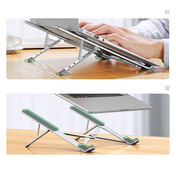 Foldable laptop stand Ugreen LP451 silver - Image 2
