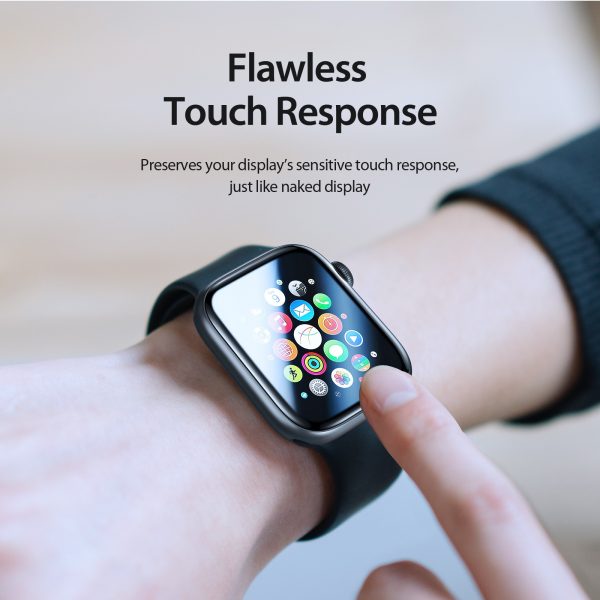 Защитное стекло дисплея Dux Ducis Pmma (2Pack) Apple Watch 41mm черное — изображение 3