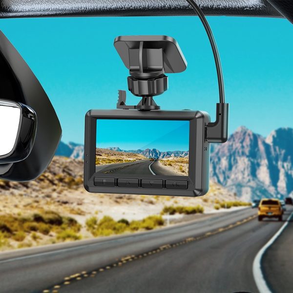 Card DVR Hoco DV2 Driving Recorder With Display - Image 4