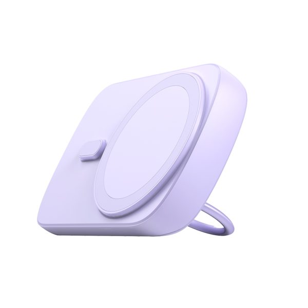 Внешний аккумулятор Power Bank Joyroom JR-W020 20W Magnetic Wireless 6000mAh фиолетовый — изображение 2