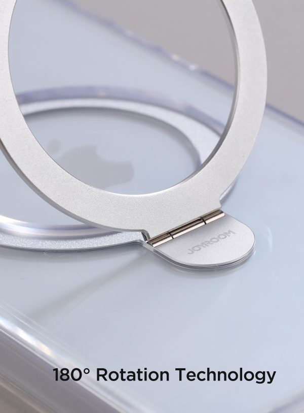 Case Joyroom JR-BP004 Magnetic Protective Phone Case With Holder Apple iPhone 15 Pro gray - Image 4