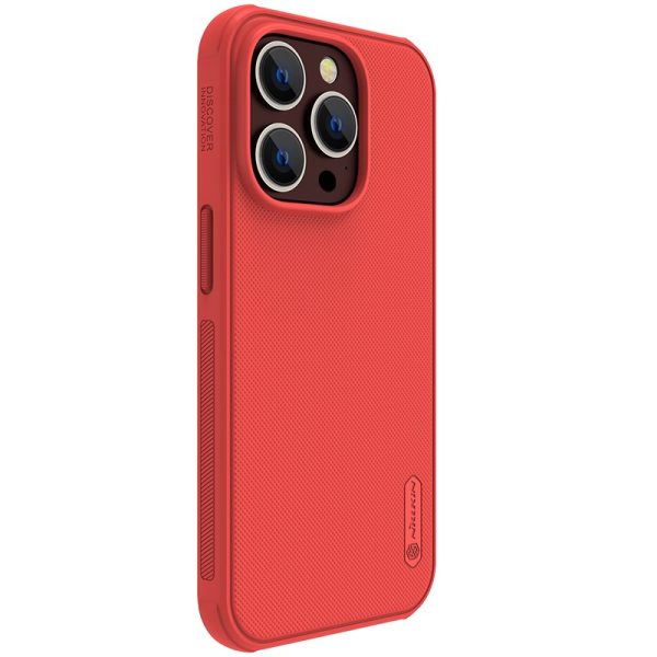 Case Nillkin Super Frosted Shield Pro Apple iPhone 14 Pro Max red - Image 2