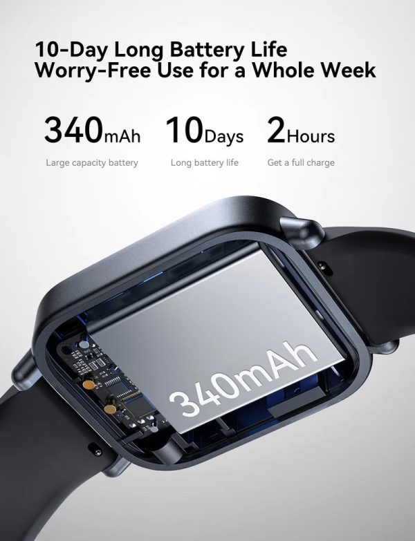 Смартчасы Joyroom JR-FT3S Fit-Life Series (Make/Answer Call) Space Grey — изображение 3