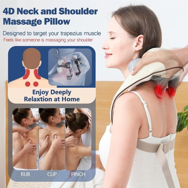 Shiatsu neck massager with heating function Reach KN01 - Image 4