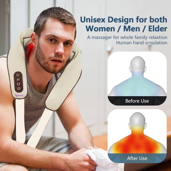 Shiatsu neck massager with heating function Reach KN01 - Image 2