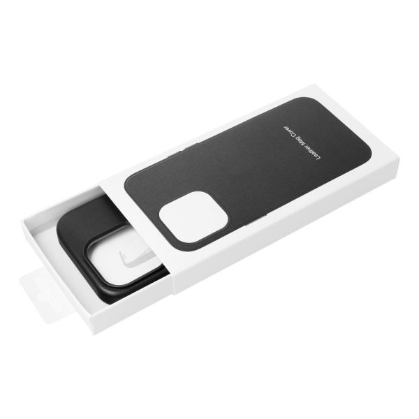 Mag Leather Case Apple iPhone 12 Pro Max dark purple - Image 4