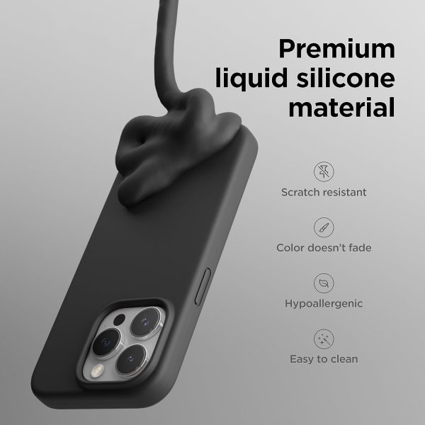 Mag Silicone Case Apple iPhone 15 dark purple - Image 2