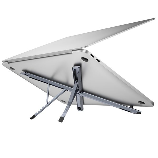 Foldable laptop stand Hoco HD9 metal gray - Image 2
