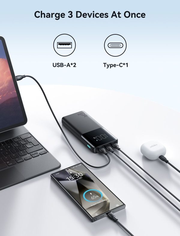 External battery Power Bank Joyroom JR-PBF20 22.5W 10000mAh black — изображение 3