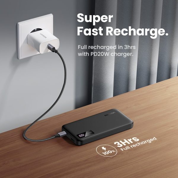 External battery Power Bank Ugreen PB311 20W 10000mAh (25742) black - Image 2