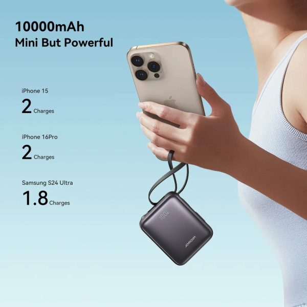 External battery Power Bank Joyroom JR-PBF27 22.5W Mini 10000mAh black - Image 4