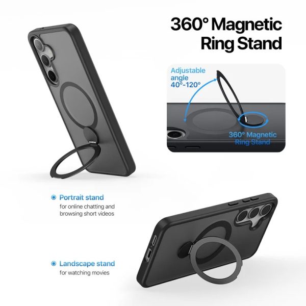 Case Dux Ducis Yind With Magnetic Stand for Samsung S931 S25 grey - Image 4