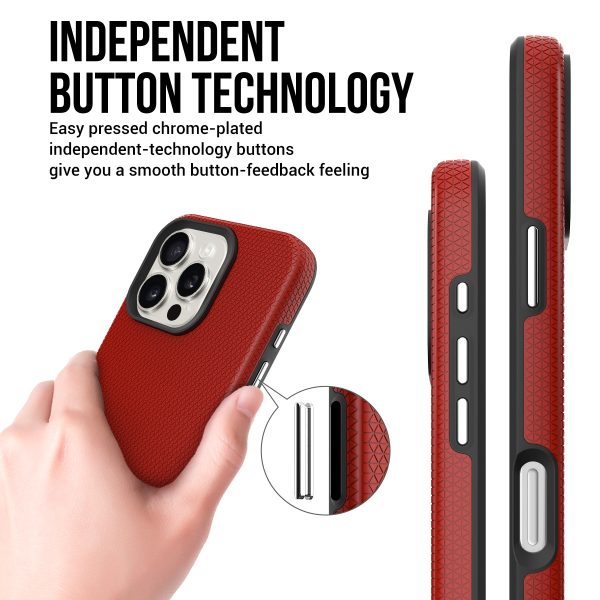 Perfectionists Triangle Mag Case iPhone 16 Pro Max red - Image 3