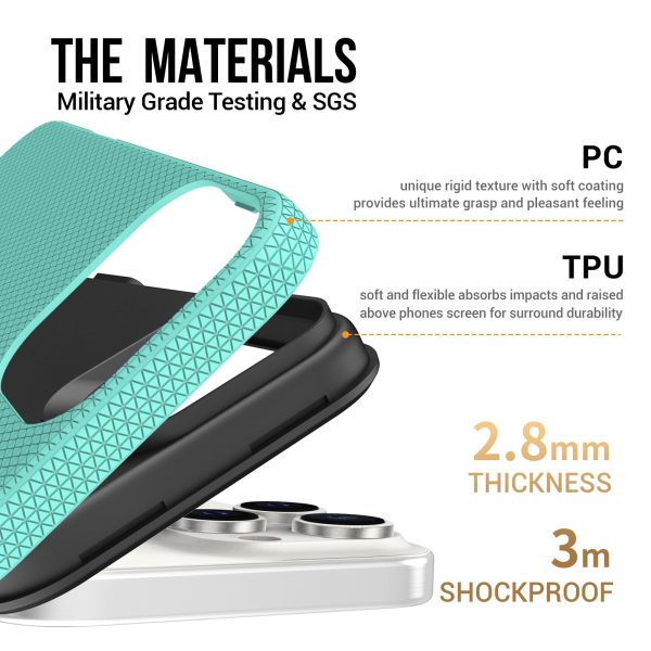 Perfectionists Triangle Mag Case iPhone 16 Pro Max green - Image 4