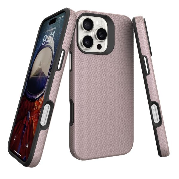 Perfectionists Triangle Mag Case iPhone 16 Pro rose gold - Image 2