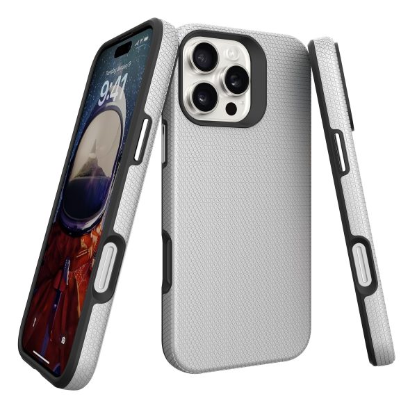 Perfectionists Triangle Mag Case iPhone 15 Pro silver - Image 2