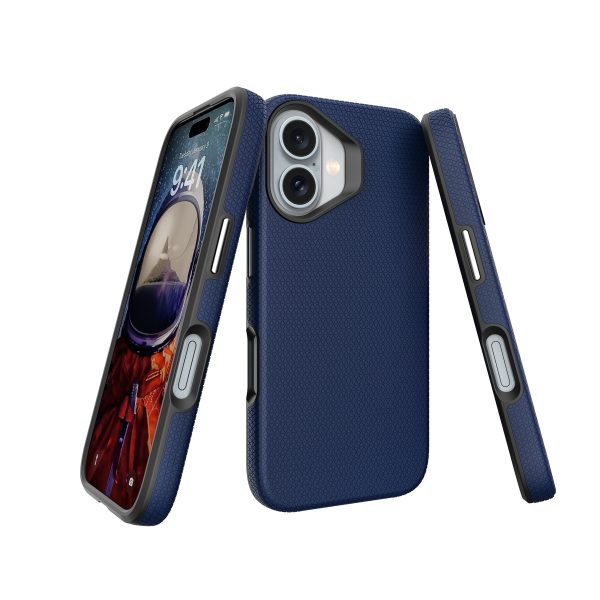 Perfectionists Triangle Mag Case iPhone 16 Plus navy blue - Image 2