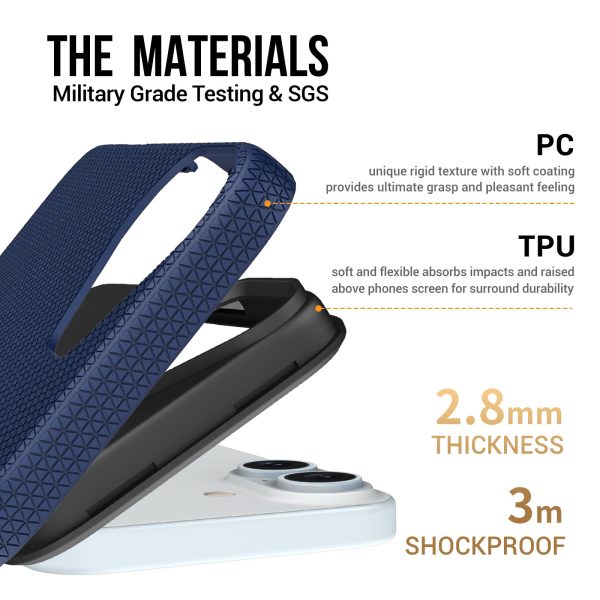 Perfectionists Triangle Mag Case iPhone 16 navy blue - Image 4