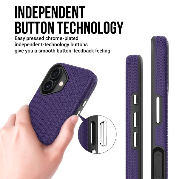 Perfectionists Triangle Mag Case iPhone 16 purple - Image 3