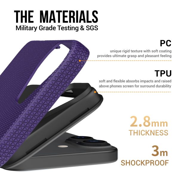 Perfectionists Triangle Mag Case iPhone 16 purple - Image 4