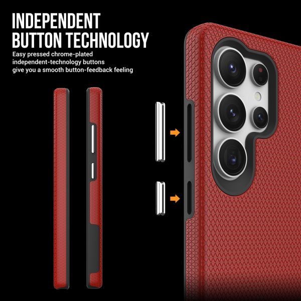 Perfectionists Triangle Case Samsung S938 S25 Ultra red - Image 4