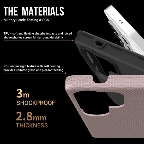 Perfectionists Triangle Case Samsung S938 S25 Ultra rose gold - Image 3
