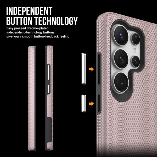 Perfectionists Triangle Case Samsung S938 S25 Ultra rose gold - Image 4