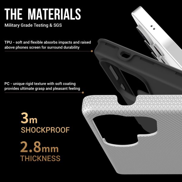 Perfectionists Triangle Case Samsung S938 S25 Ultra silver - Image 3