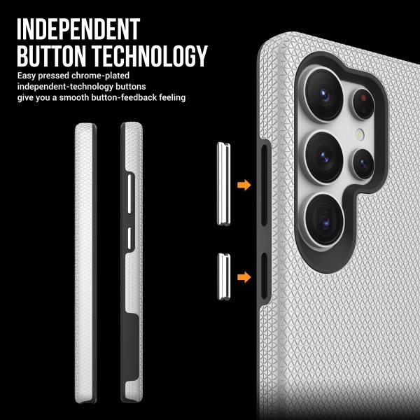 Perfectionists Triangle Case Samsung S938 S25 Ultra silver - Image 4
