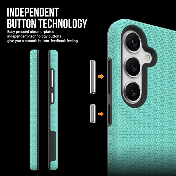 Perfectionists Triangle Case Samsung S926 S24 Plus/S936 S25 Plus green - Image 4
