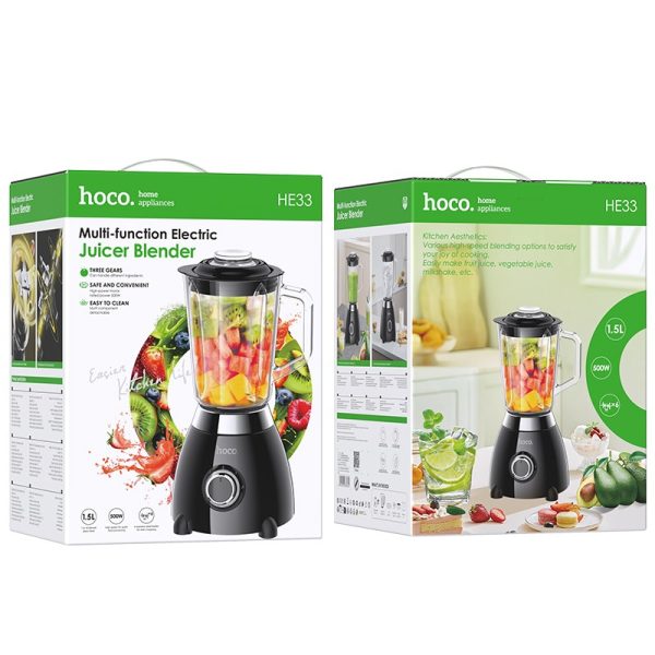 Блендер Hoco HE33 1.5l 500W ч?рный — изображение 3