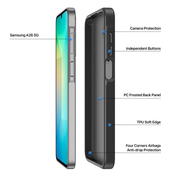 Case Dux Ducis Yind for Samsung A266 A26 5G black - Image 2