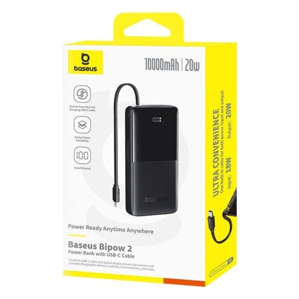 External battery Power Bank Power Bank Baseus Bipow 2 20W 10000mAh black P10077101113-00 - Image 4
