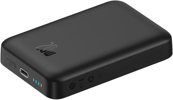 External battery Power Bank Power Bank Baseus Magnetic Mini Air 20W 10000mAh black P10059001113-00 — изображение 2