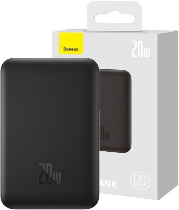 External battery Power Bank Power Bank Baseus Magnetic Mini Air 20W 10000mAh black P10059001113-00 — изображение 4
