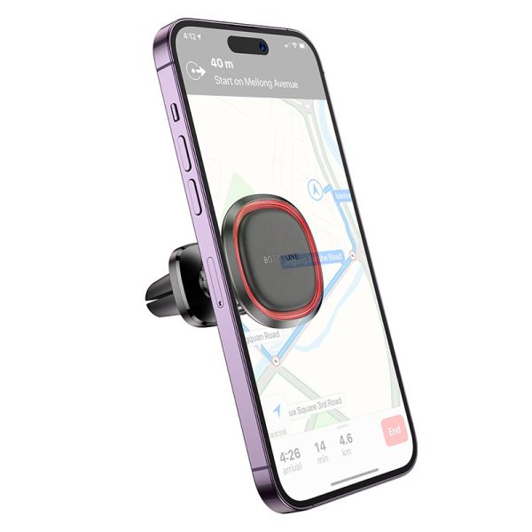 Car phone holder Borofone BH124 (air vent) black - Image 3