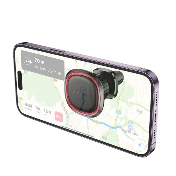Car phone holder Borofone BH124 (air vent) black - Image 4